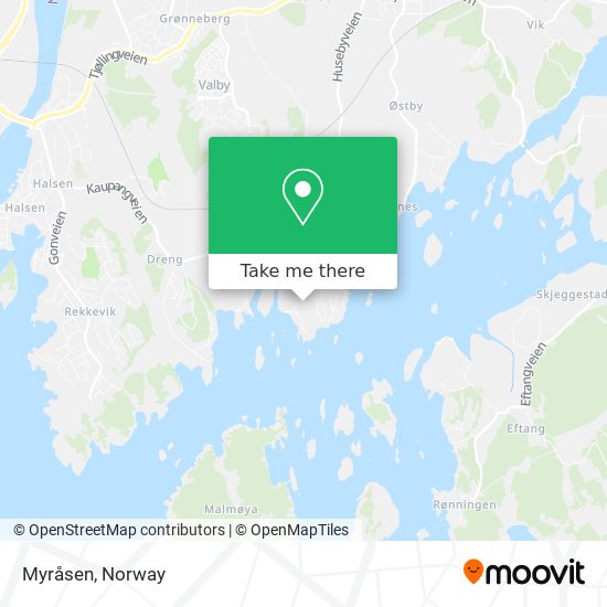 Myråsen map