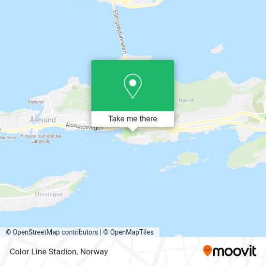 Color Line Stadion map