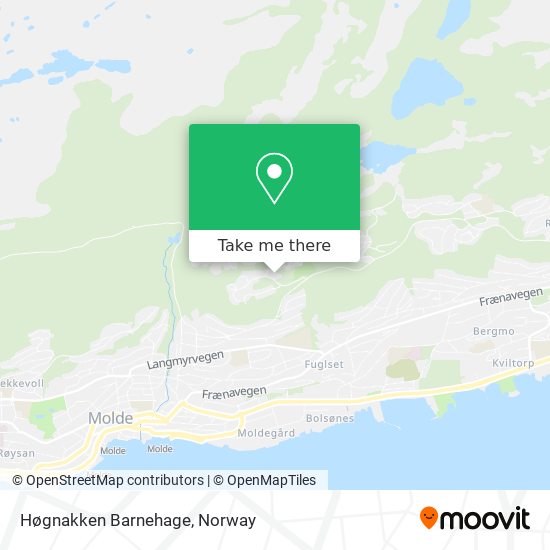 Høgnakken Barnehage map