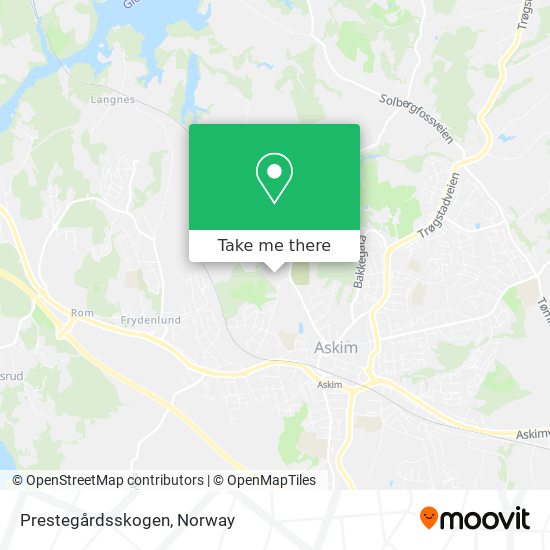 Prestegårdsskogen map