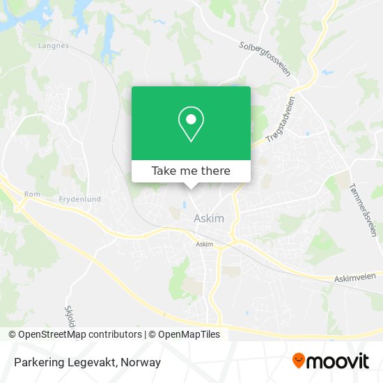 Parkering Legevakt map