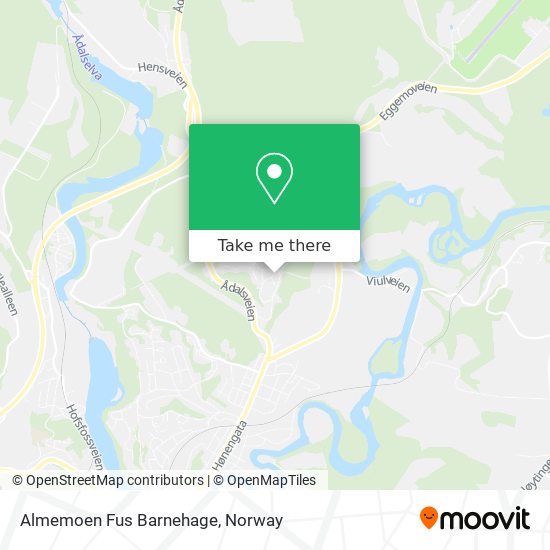 Almemoen Fus Barnehage map