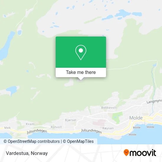 Vardestua map