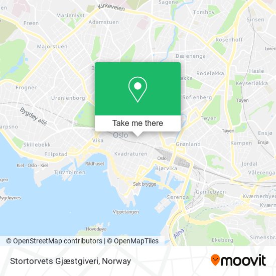 Stortorvets Gjæstgiveri map