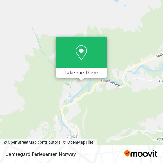 Jemtegård Feriesenter map