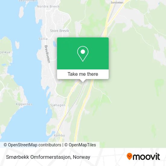 Smørbekk Omformerstasjon map