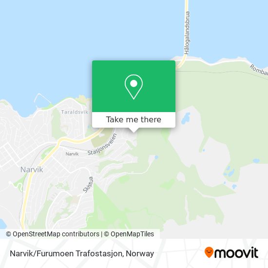 Narvik/Furumoen Trafostasjon map