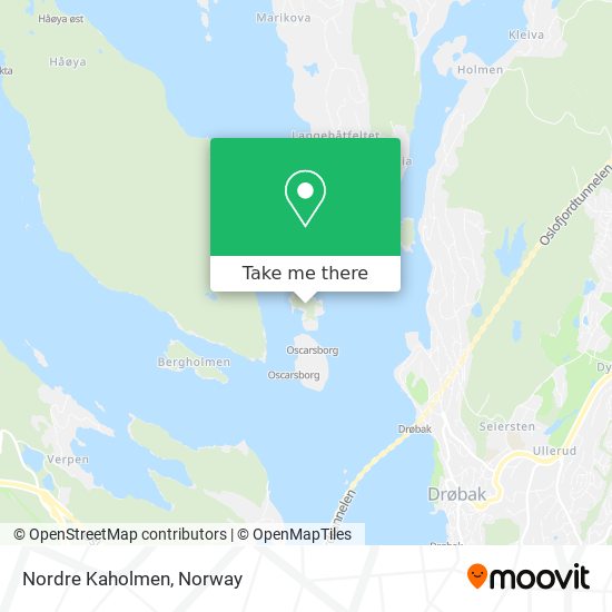 Nordre Kaholmen map