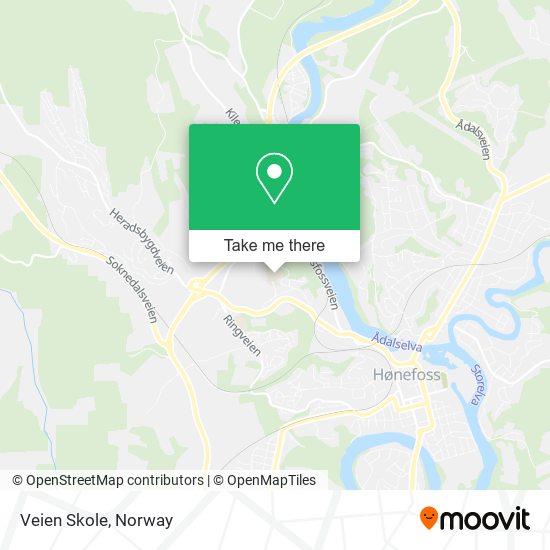 Veien Skole map