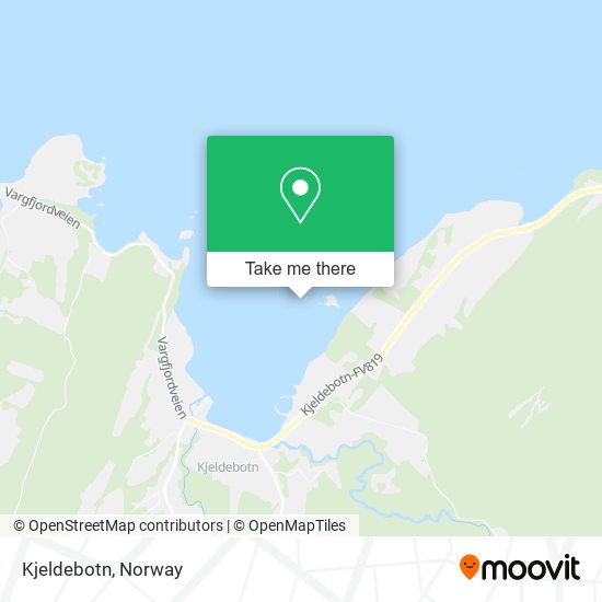 Kjeldebotn map