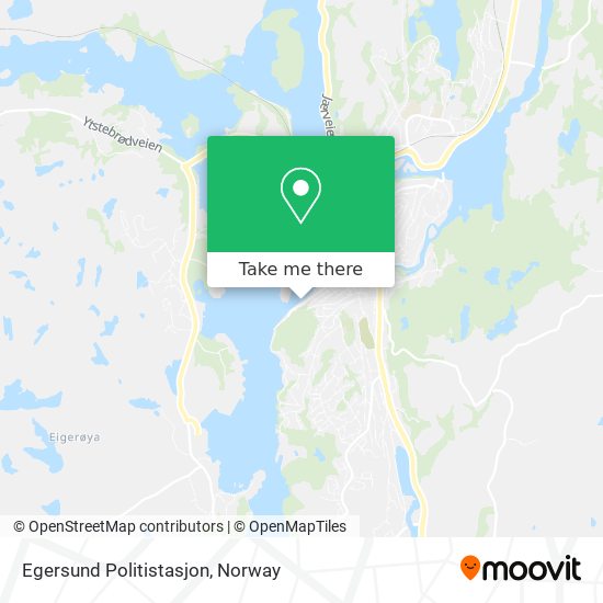 Egersund Politistasjon map