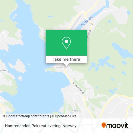 Hamresanden Pakkeutlevering map