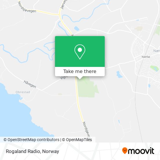 Rogaland Radio map