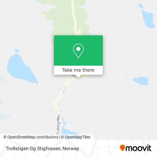 Trollstigen Og Stigfossen map