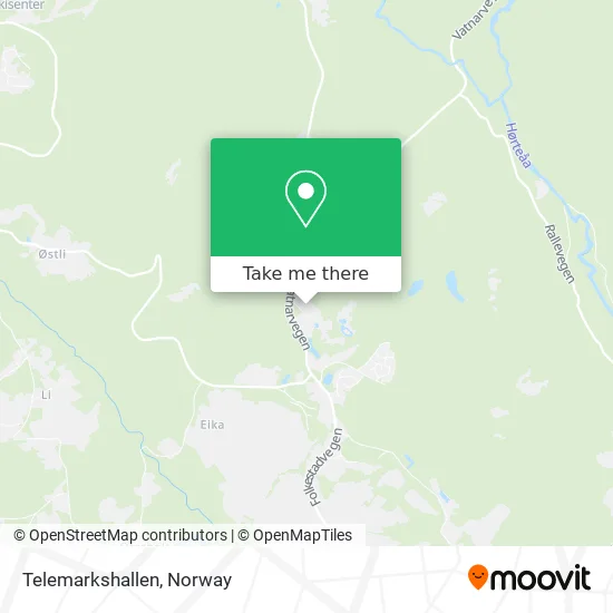 Telemarkshallen map