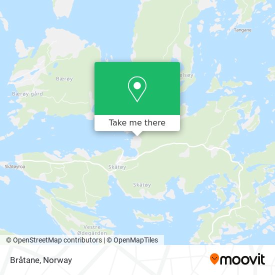 Bråtane map