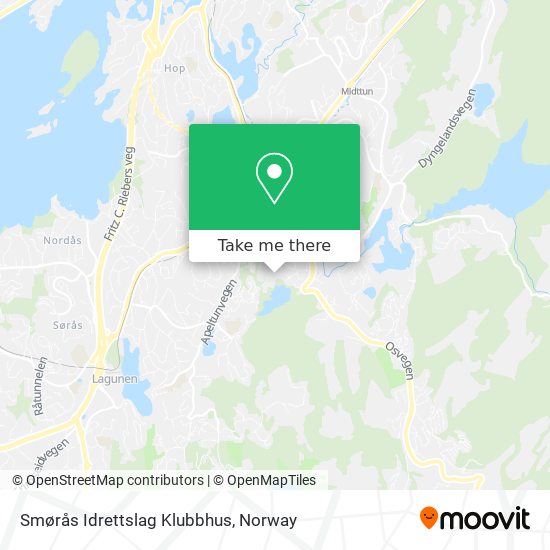 Smørås Idrettslag Klubbhus map