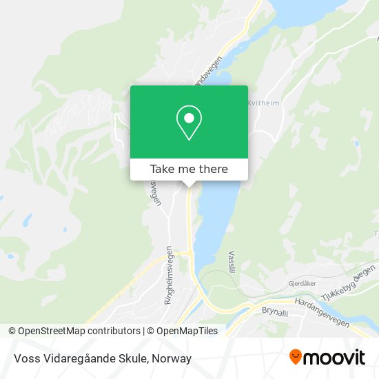 Voss Vidaregåande Skule map