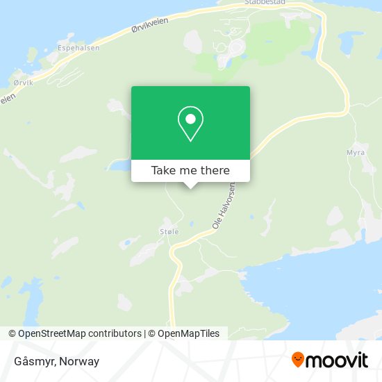 Gåsmyr map