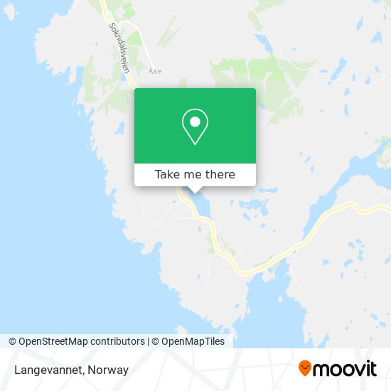 Langevannet map