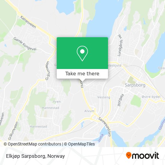 Elkjøp Sarpsborg map