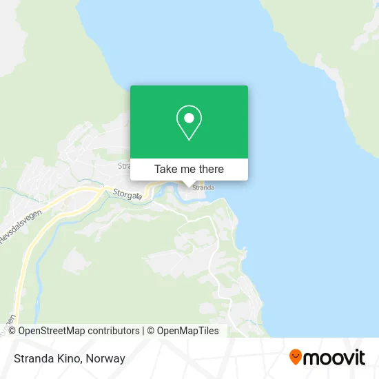 Stranda Kino map