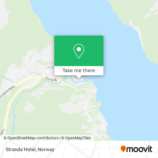 Stranda Hotel map
