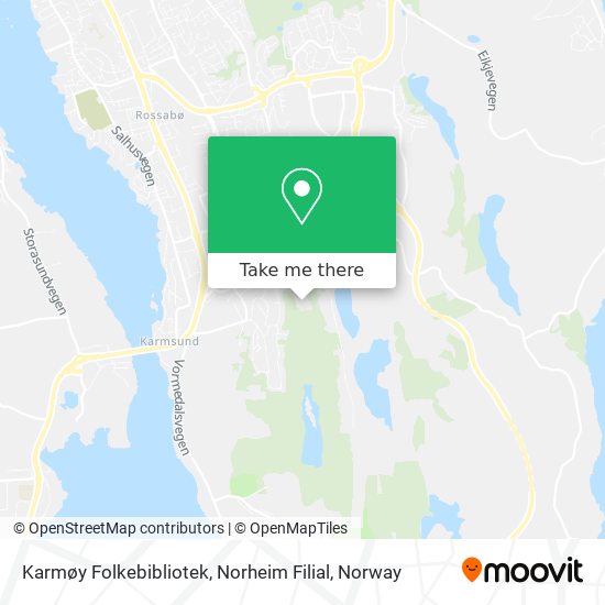 Karmøy Folkebibliotek, Norheim Filial map