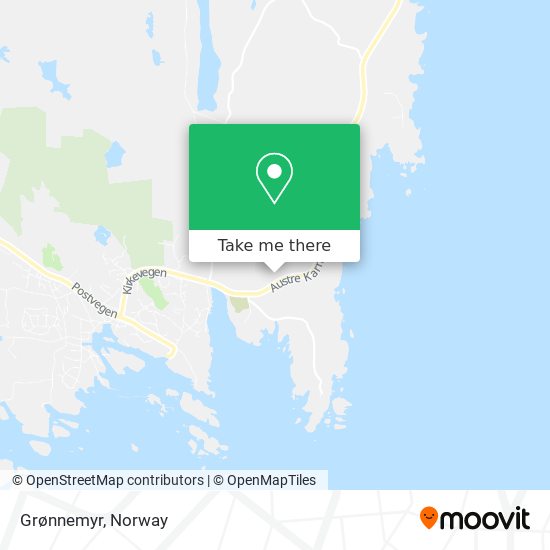 Grønnemyr map