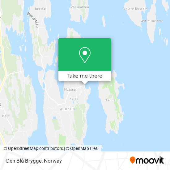 Den Blå Brygge map