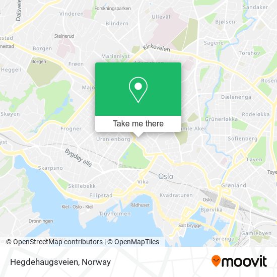 Hegdehaugsveien map