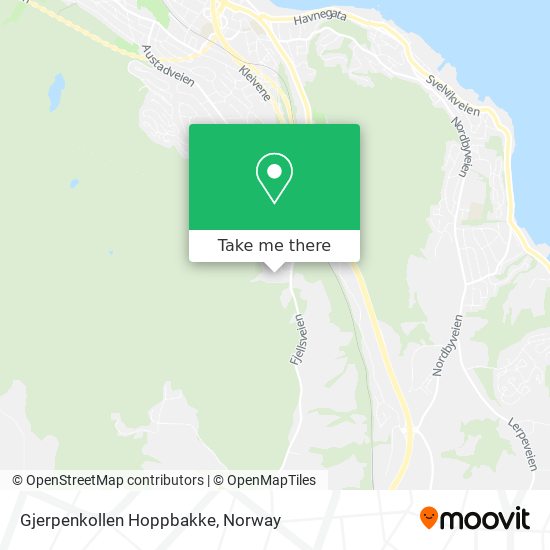Gjerpenkollen Hoppbakke map