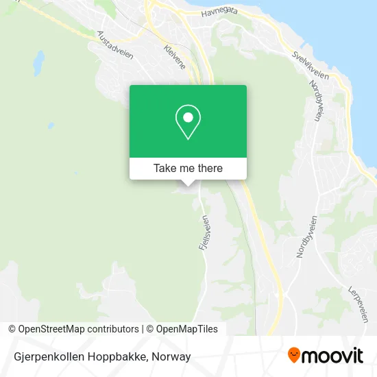 Gjerpenkollen Hoppbakke map