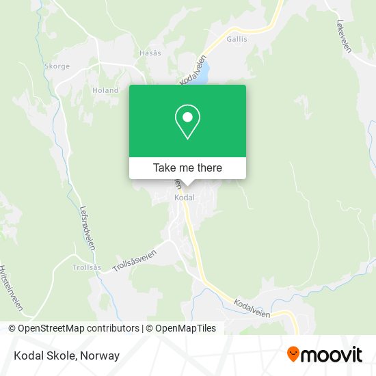 Kodal Skole map