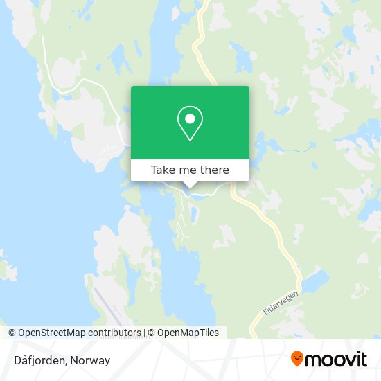 Dåfjorden map