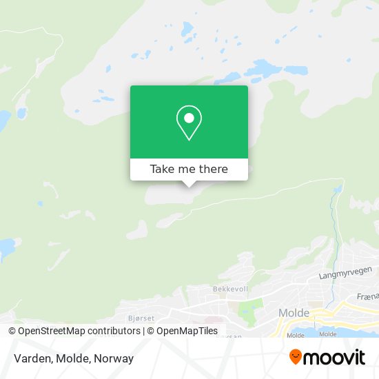 Varden, Molde map