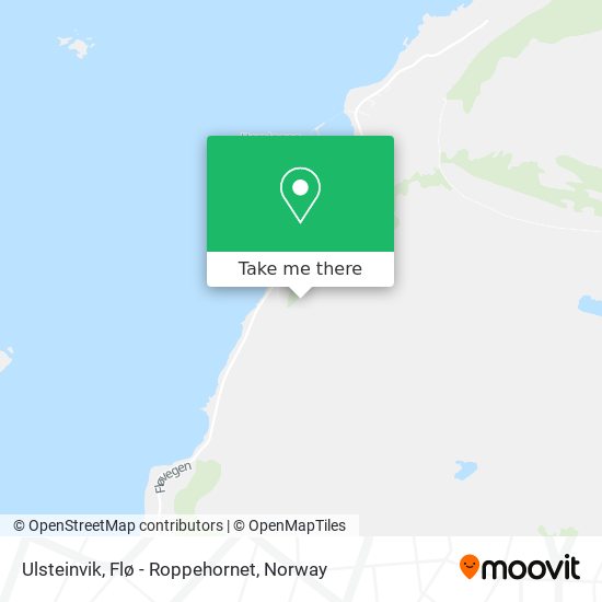 Ulsteinvik, Flø - Roppehornet map