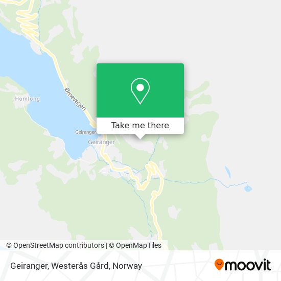 Geiranger, Westerås Gård map