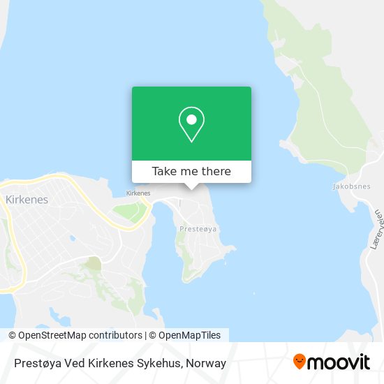 Prestøya Ved Kirkenes Sykehus map