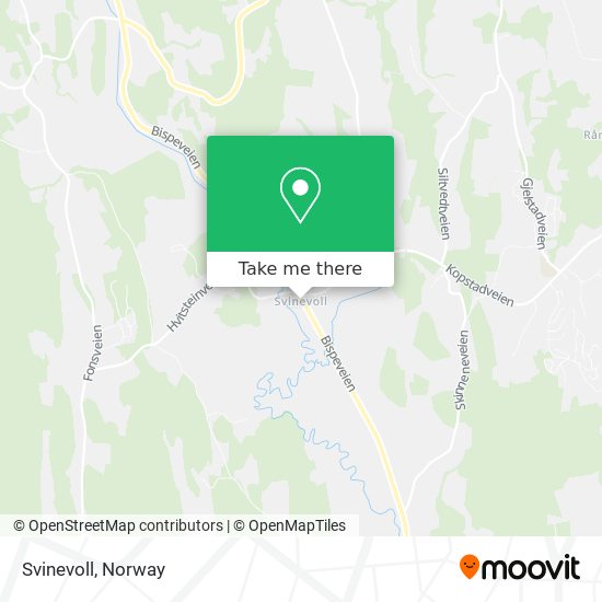 Svinevoll map