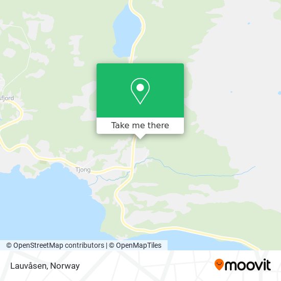 Lauvåsen map