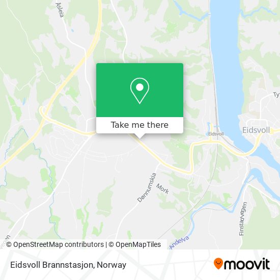 Eidsvoll Brannstasjon map