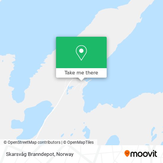 Skarsvåg Branndepot map