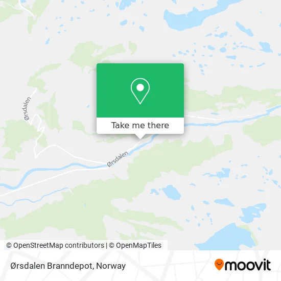 Ørsdalen Branndepot map