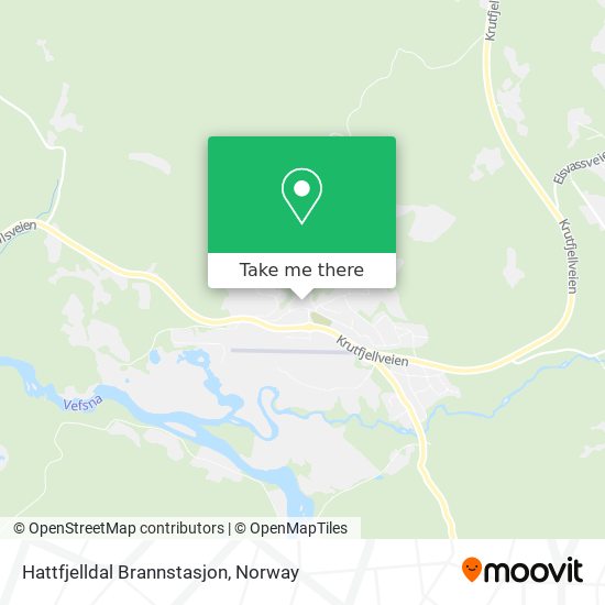 Hattfjelldal Brannstasjon map