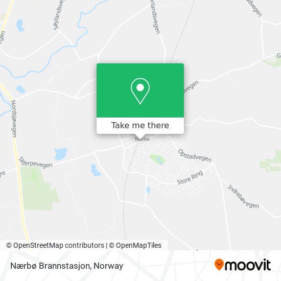 Nærbø Brannstasjon map