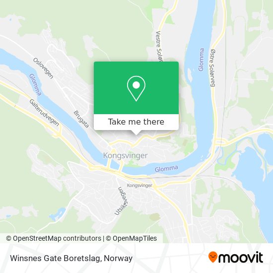 Winsnes Gate Boretslag map