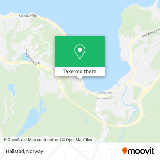 Hallstad map