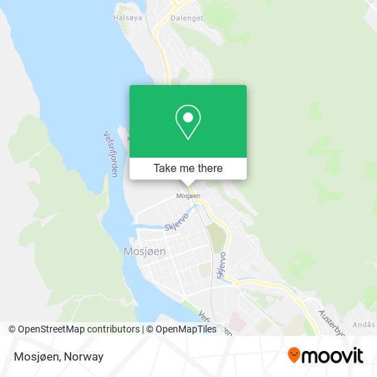 Mosjøen map