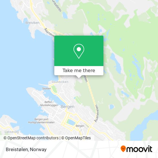 Breistølen map